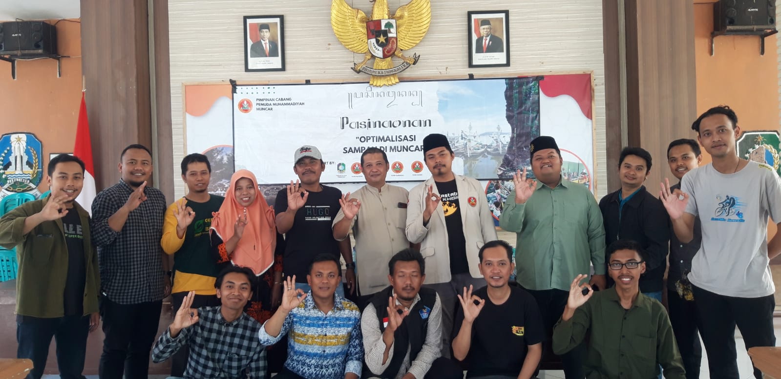 PC Pemuda Muhammadiyah Muncar Lakukan Studi Managerial Pengelolaan Sampah di TPST Tembokrejo