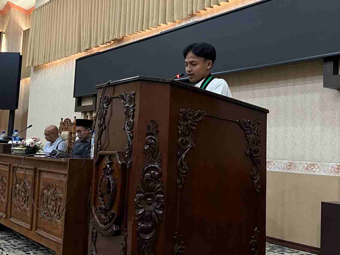 Andi Wimbo Sasono Resmi Dilantik Jadi Ketua Umum HMI Komisariat Patriot Islam Banyuwangi