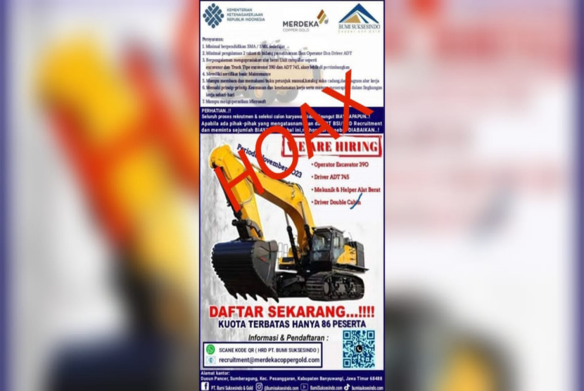Kades Vivin Sayangkan Penyebar Hoax Lowongan Kerja PT BSI